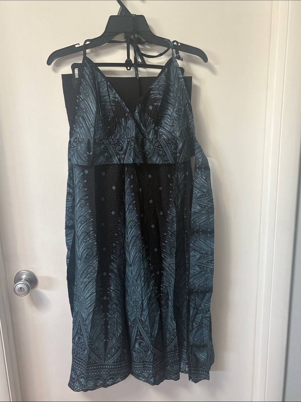 Mexicali Blues 2piece set with flowy palazzo pants & halter top